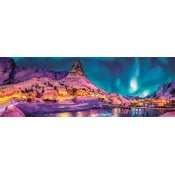 Clementoni Igracka Puzzle 1000 kom. panorama colorful night over Lofoten Islands
