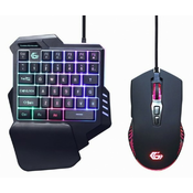 WEBHIDDENBRAND Gaming set miške s tipkovnico IVAR TWIN