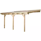 WEKA Lesena vrtna pergola 671 (4,2x3 m)