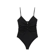 Pull&Bear Bodi majica črna