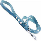 Leash Tamer Leather Klasik turkizna, širina 1,9 cm, dolžina 175 cm