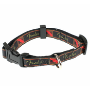 Pasja Ovratnica PERRIS LEATHERS - Fender - Črna rdeča Rumena - F01_Collar