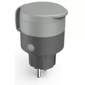HAMA zunanja vtičnica WLAN, brez vozlišča, glasovni nadzor in nadzor aplikacij, 2.300W/10A, gr
