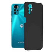 Techsuit Soft Edge Silicone maska za Motorola Moto G22 črna
