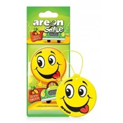 Carcommerce Osvežilec zraka za avto, obesek z nasmejanim obrazom Tutti Frutti AREON DRY SMILE