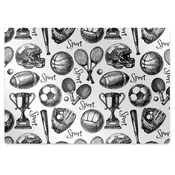 Decormat Podloga za stol Sports motifs 140x100 cm 15 cm