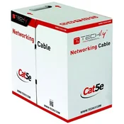 shumee Omrežni kabel Techly ITP7-UTP-IC-CCA, siv, 305 m, Cat5e U/UTP (UTP), 305 m