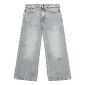 Guess Jeans hlače J5YA00 D5NJ0 Siva Regular Fit