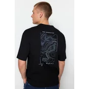 Trendyol Muška majica Tmnss23Ts00238, Crna
