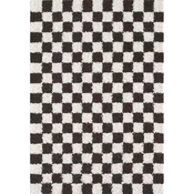 Rjava/kremno bela preproga 80x150 cm Grida – ESTE