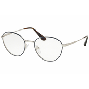 PRADA Okvir za naocare 0PR 52VV 2601O152, Ženski, Srebrne boje