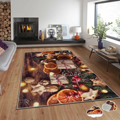 Conceptum Hypnose Tepih sa novogodišnjim motivima Asr-Crpt-28, Pravougaoni, 120x180 cm, Šareni