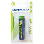 Energenie EG-BA-18650/2600 lithium-ion 18650 battery, protected, 2600 mAh