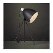 Eglo 79378 - Stona lampa MAREPERLA 1xE27/60W/230V crna