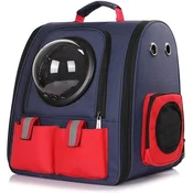 Torba za pse i macke Space Capsule Teget-Crvena 38x26x40 cm
