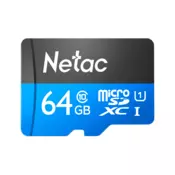 Netac MicroSD card P500 Standard 64GB, bulk version