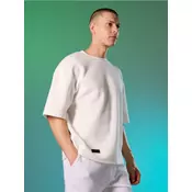 Sinsay - Bluza sa vafl teksturom - belo