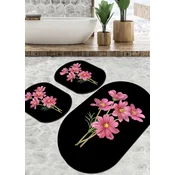 Lessentiel Maison Kupatilski otirac Sitivo, 3 komada, Crni