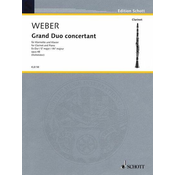 WEBER:GRAND DUO CONCERTANTE FOR CLARINET AND PIANO ES-DUR OP.48