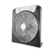 ESTIA ES06-21573 Podni ventilator 30cm, 45W TAJMER Crno-beli