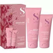 Alfaparf Milano Semi di Lino Moisture Minisize Kit putni kozmeticki set za intenzivnu hidrataciju