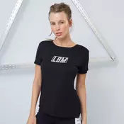 LABELLAMAFIA Ženska kratka majica Essentials Black
