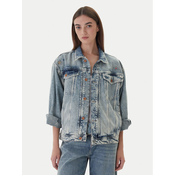 Mustang Jeans jakna Arcata 1016944 Modra Loose Fit