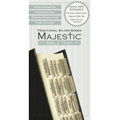 Majestic Traditional Silver-Edged Bible Tabs