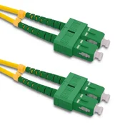 Qoltec SC/APC optični patchcord - SC/APC | enomodni | 9/125 | G652D | dupleks | 5 m