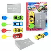 Turbo Racers sportski automobil s lansirnim uredajem, u više boja, 1 kom.