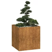 Planter Rusty 80x80x80 cm Vremensko odporno jeklo