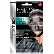 shumee Eveline Facemed+ Matt Detox matirajoča karbonska maska 2x5 ml