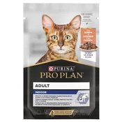 PRO PLAN CAT INDOOR vrečka - Losos v soku 85 g