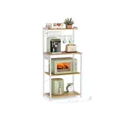 Songmics Kuhinjska polica 4 nivoji 40x60x140 cm rjava