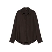 VERO MODA Bluza VMMelaney temno rjava