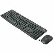 Logitech MK295 Silent Wireless Combo tipkovnica Miš priložen Office USB QWERTY Talijanski Grafit