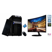 PCX računalnik EXAM GAMING 1.33 (Core i3 3.6GHz, 8GB, 1120GB, NV1050I 2GB) + LED monitor Samsung 23.5