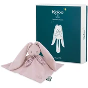 Kaloo Lapinoo Plišasti crkljalnik za dojenčka Zajček z dolgimi ušesi roza 30 cm