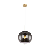 Globo 15345H1MM - Lestenec na vrvici BLACKY 1xE27/60W/230V medenina