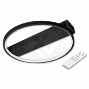 VLsystem LED stropna svetilka, platfoniera Galaxis Taurus 33W LED lestenec, 40x6 cm, črna