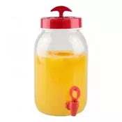 Beverage dispenser, with tap, made from glass, 3 L - Anilar