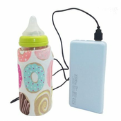 Prijenosni grijac za bocicu za bebe sa USB kablom