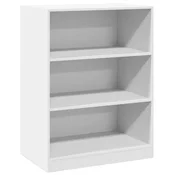 Vidaxl Garderobna omara bela 77x48x102 cm iverna plošča