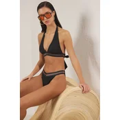 Trendyol Milla Ženski kupaci kostim Tbess25Bt00172, Crni