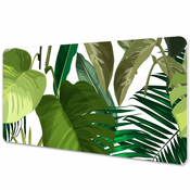 Decormat Podloga za pisalno mizo Zeleni listi 90x45 cm