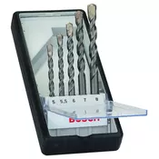 Bosch 5-delni Robust Line set burgija za beton CYL-3 2607010526, 5; 5,5; 6; 7; 8 mm