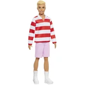 Barbie: Fashionista stilska Ken lutka v črtastem puloverju - Mattel