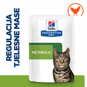 Hills Prescription Diet Metabolic Hrana za Mačke, Piletina 85 g