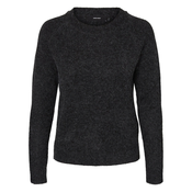VERO MODA Pulover, črna