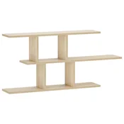 vidaXL Stenska polica Sonoma hrast 100 x 17 x 45,5 cm Inženirski les